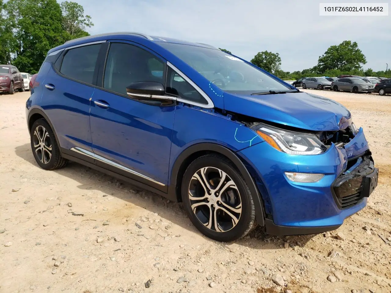 2020 Chevrolet Bolt Ev Premier VIN: 1G1FZ6S02L4116452 Lot: 54778235
