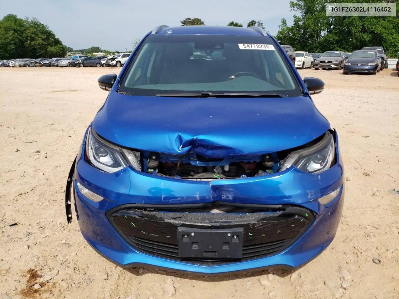 2020 Chevrolet Bolt Ev Premier VIN: 1G1FZ6S02L4116452 Lot: 54778235