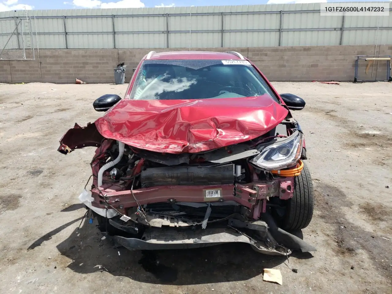 2020 Chevrolet Bolt Ev Premier VIN: 1G1FZ6S00L4147232 Lot: 55267785