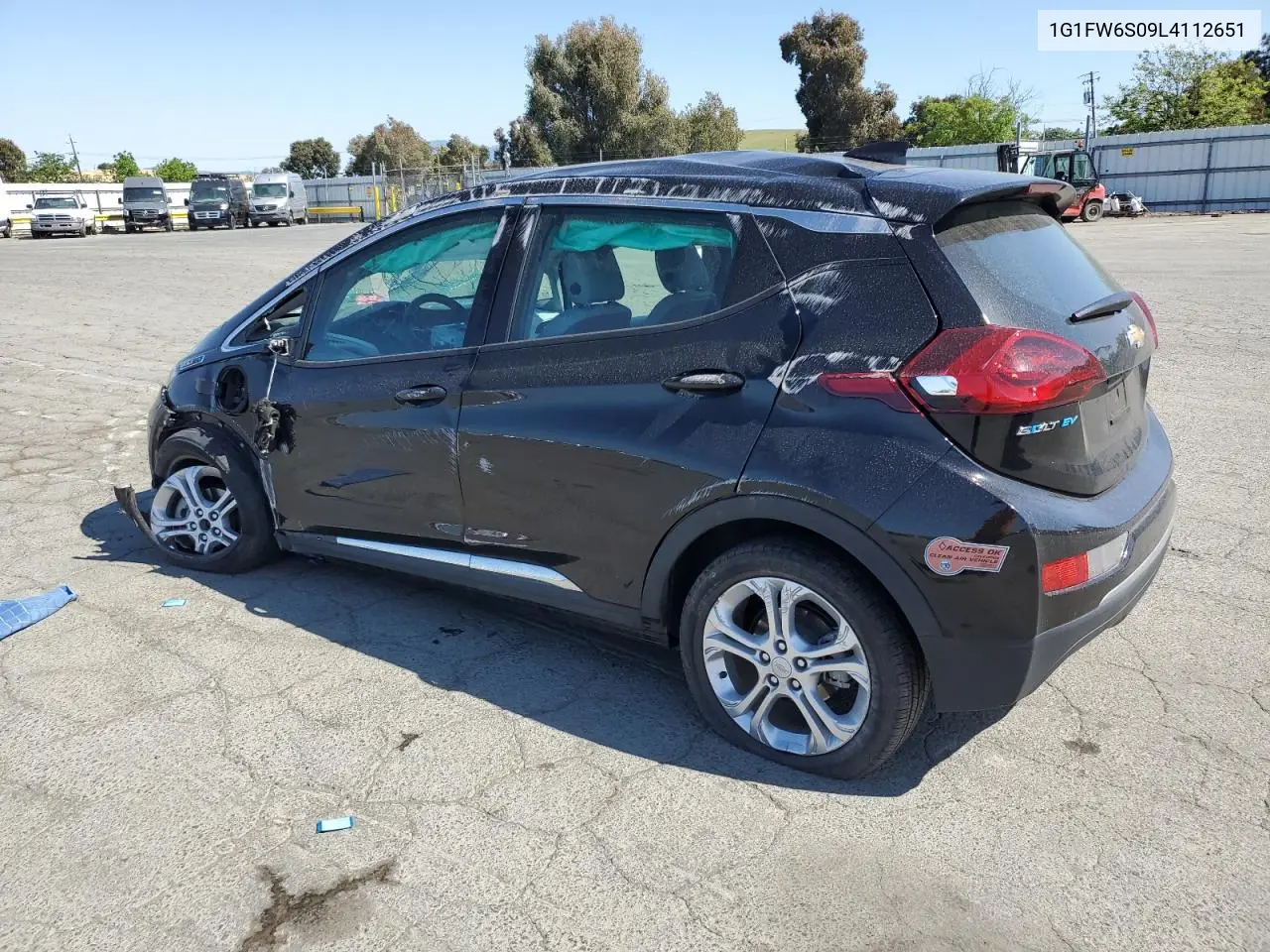 2020 Chevrolet Bolt Ev Lt VIN: 1G1FW6S09L4112651 Lot: 55336825