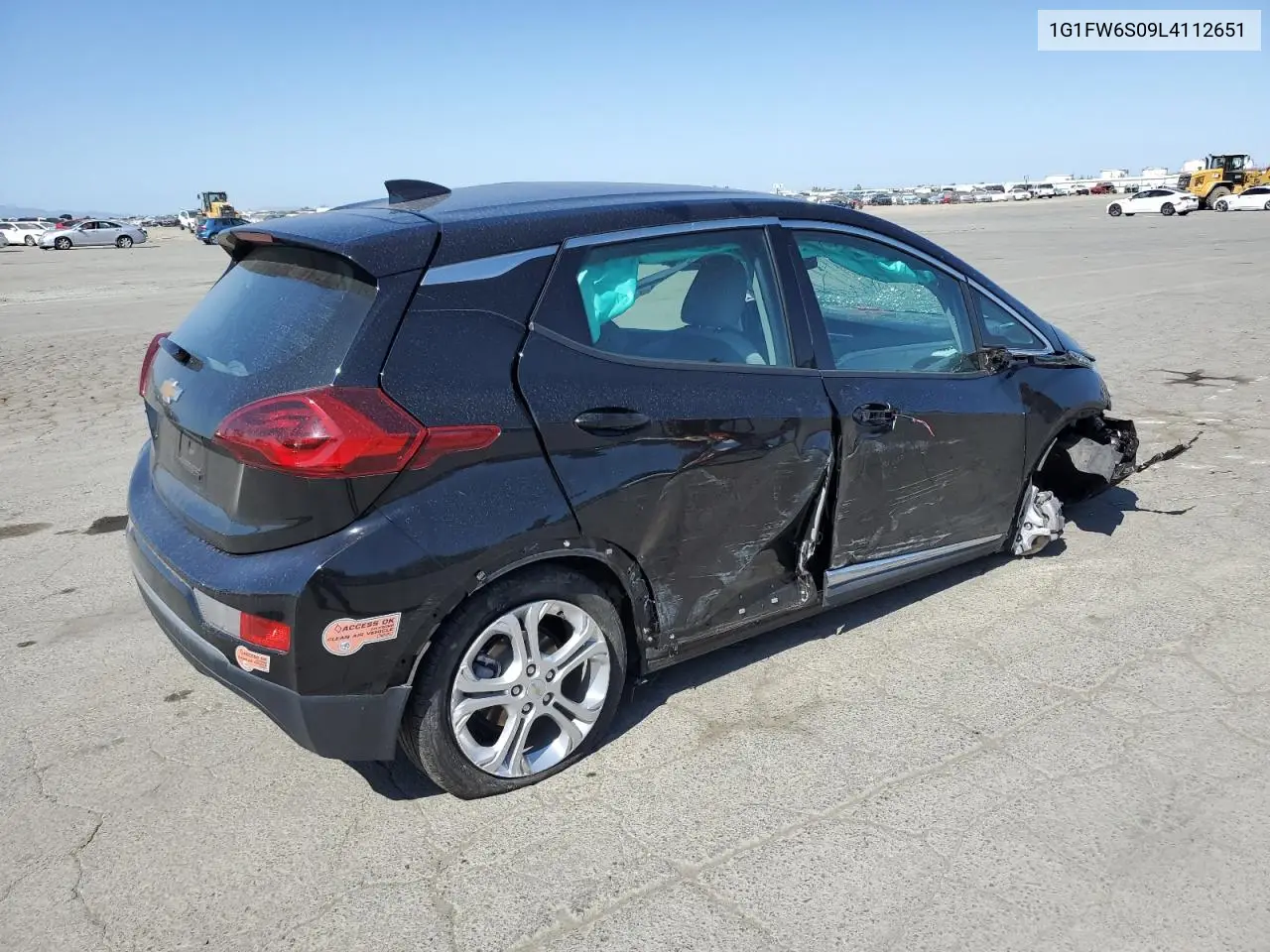 2020 Chevrolet Bolt Ev Lt VIN: 1G1FW6S09L4112651 Lot: 55336825