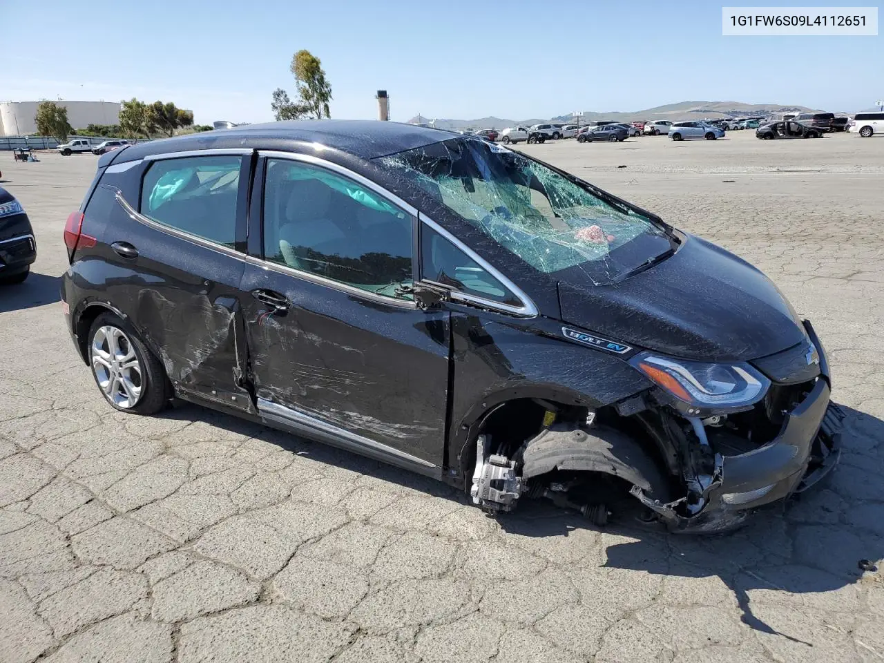 2020 Chevrolet Bolt Ev Lt VIN: 1G1FW6S09L4112651 Lot: 55336825