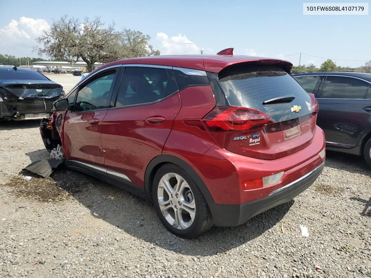 2020 Chevrolet Bolt Ev Lt VIN: 1G1FW6S08L4107179 Lot: 55347095