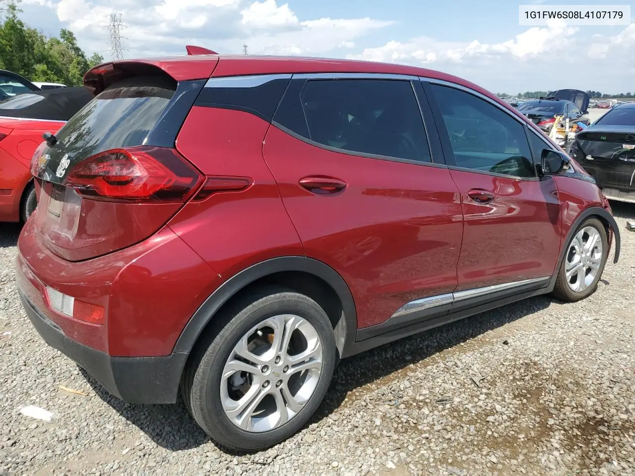 2020 Chevrolet Bolt Ev Lt VIN: 1G1FW6S08L4107179 Lot: 55347095