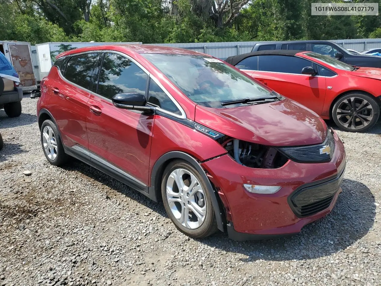 2020 Chevrolet Bolt Ev Lt VIN: 1G1FW6S08L4107179 Lot: 55347095
