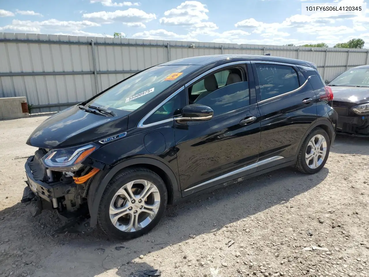 2020 Chevrolet Bolt Ev Lt VIN: 1G1FY6S06L4120345 Lot: 55500975