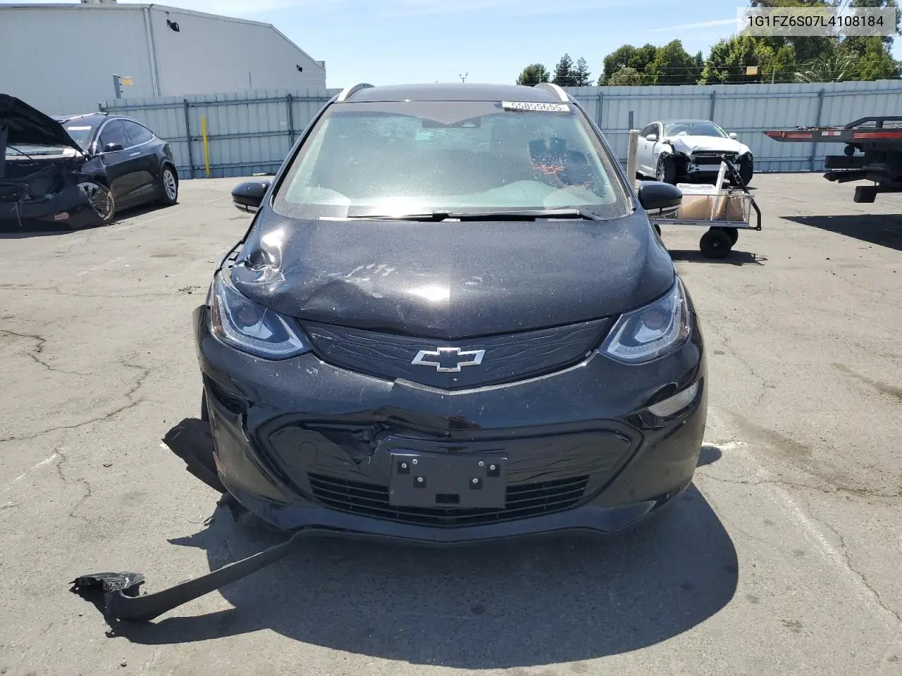 2020 Chevrolet Bolt Ev Premier VIN: 1G1FZ6S07L4108184 Lot: 55855655