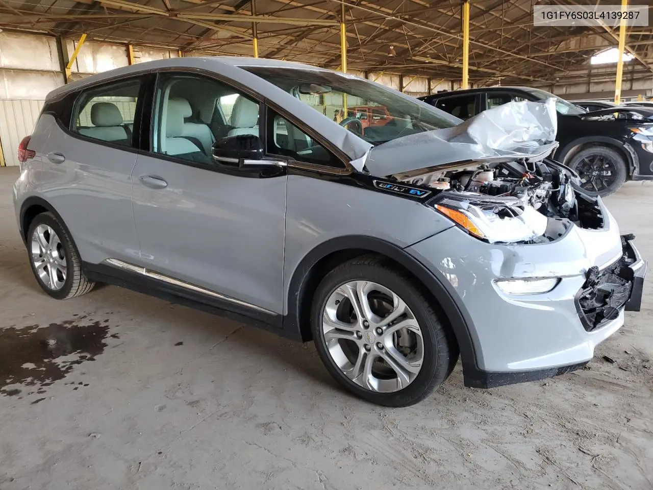 2020 Chevrolet Bolt Ev Lt VIN: 1G1FY6S03L4139287 Lot: 55865285