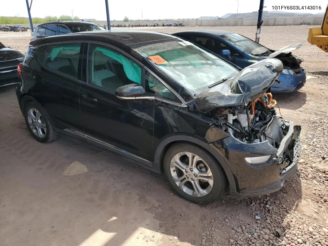 2020 Chevrolet Bolt Ev Lt VIN: 1G1FY6S03L4143016 Lot: 55992495