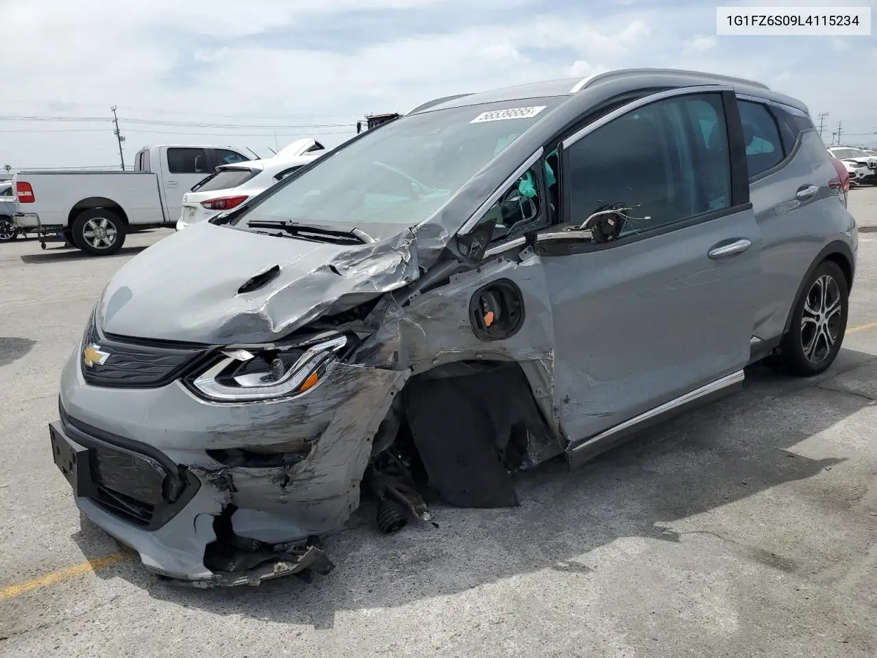 2020 Chevrolet Bolt Ev Premier VIN: 1G1FZ6S09L4115234 Lot: 56539885