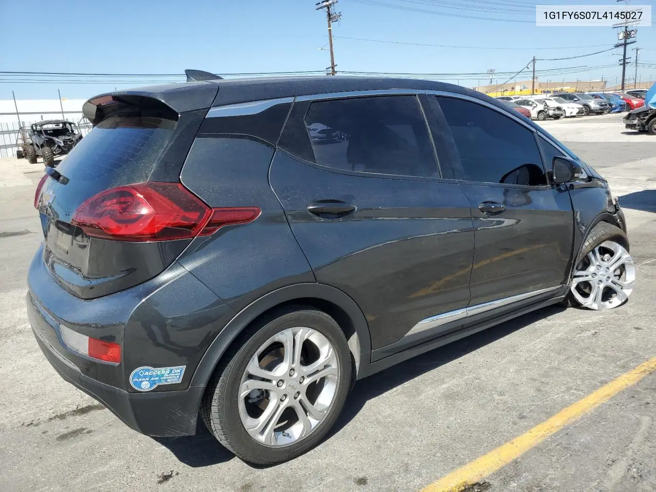 2020 Chevrolet Bolt Ev Lt VIN: 1G1FY6S07L4145027 Lot: 56739335