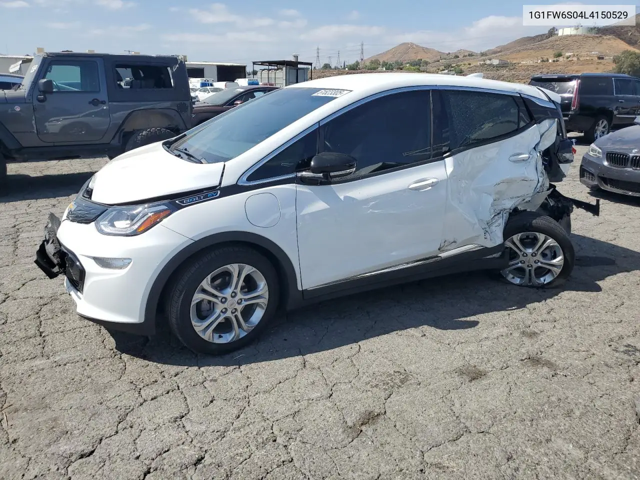 2020 Chevrolet Bolt Ev Lt VIN: 1G1FW6S04L4150529 Lot: 61823305