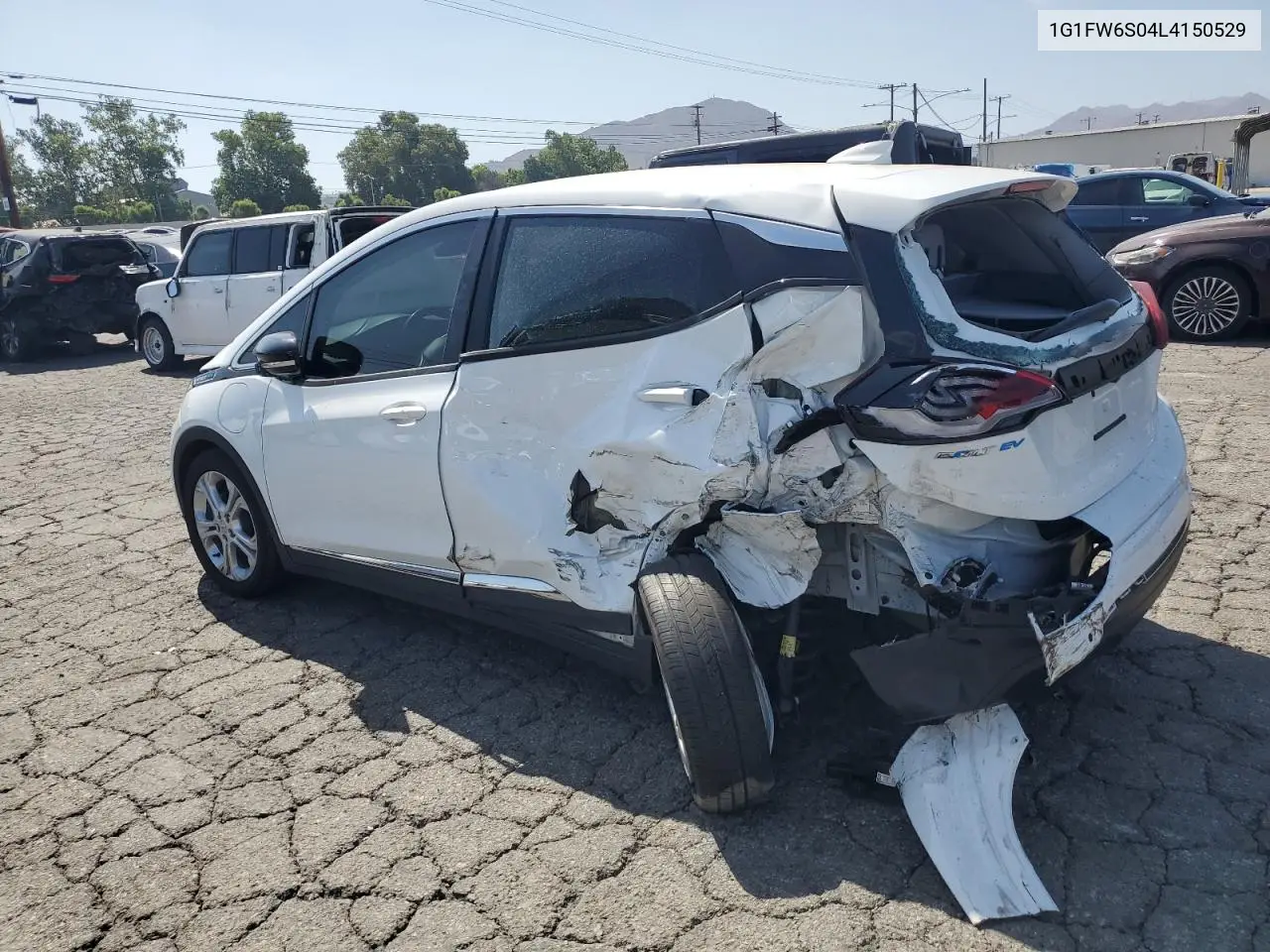 2020 Chevrolet Bolt Ev Lt VIN: 1G1FW6S04L4150529 Lot: 61823305