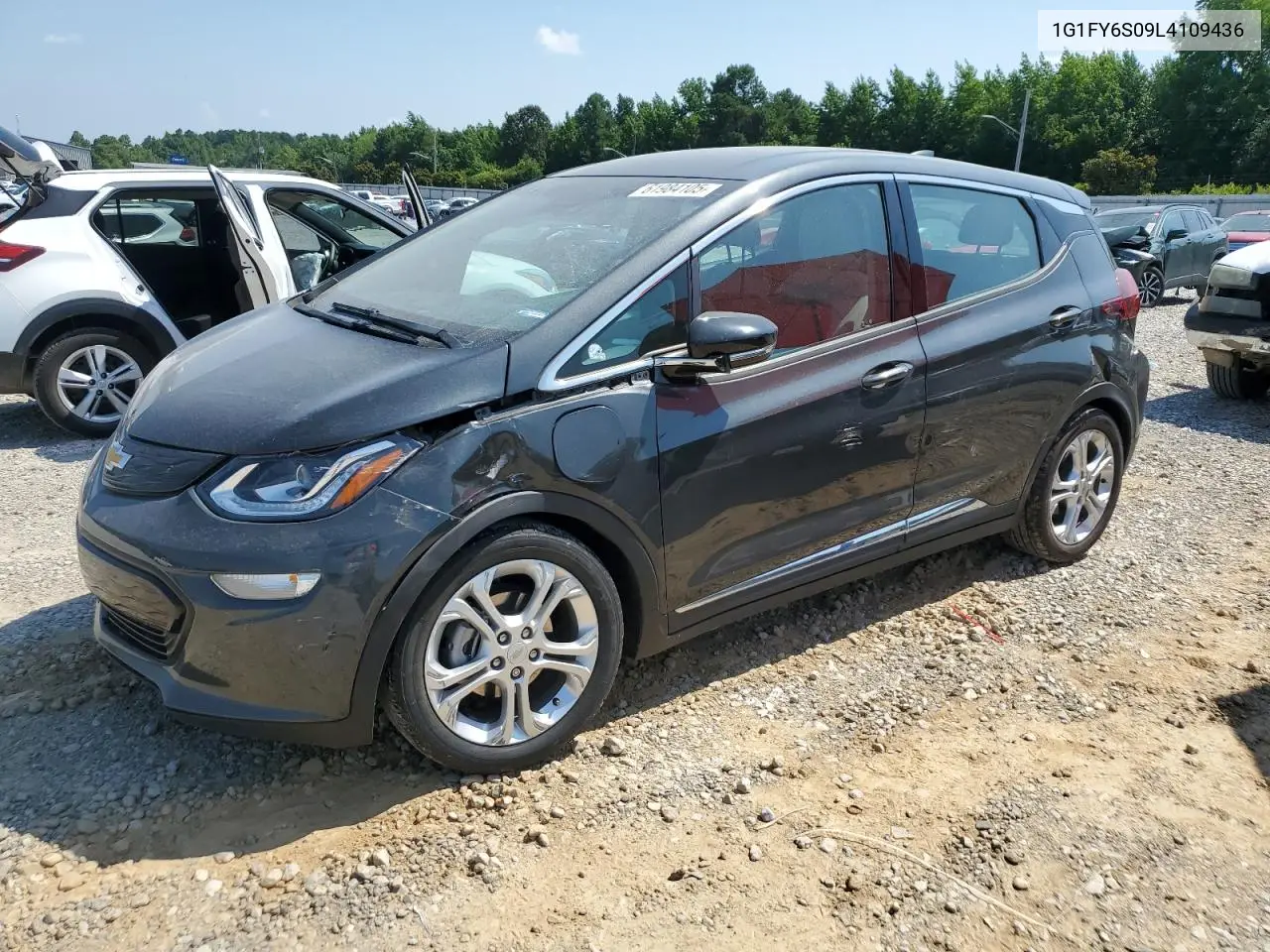 2020 Chevrolet Bolt Ev Lt VIN: 1G1FY6S09L4109436 Lot: 61984105