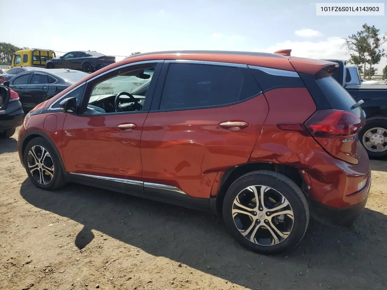 2020 Chevrolet Bolt Ev Premier VIN: 1G1FZ6S01L4143903 Lot: 62320845
