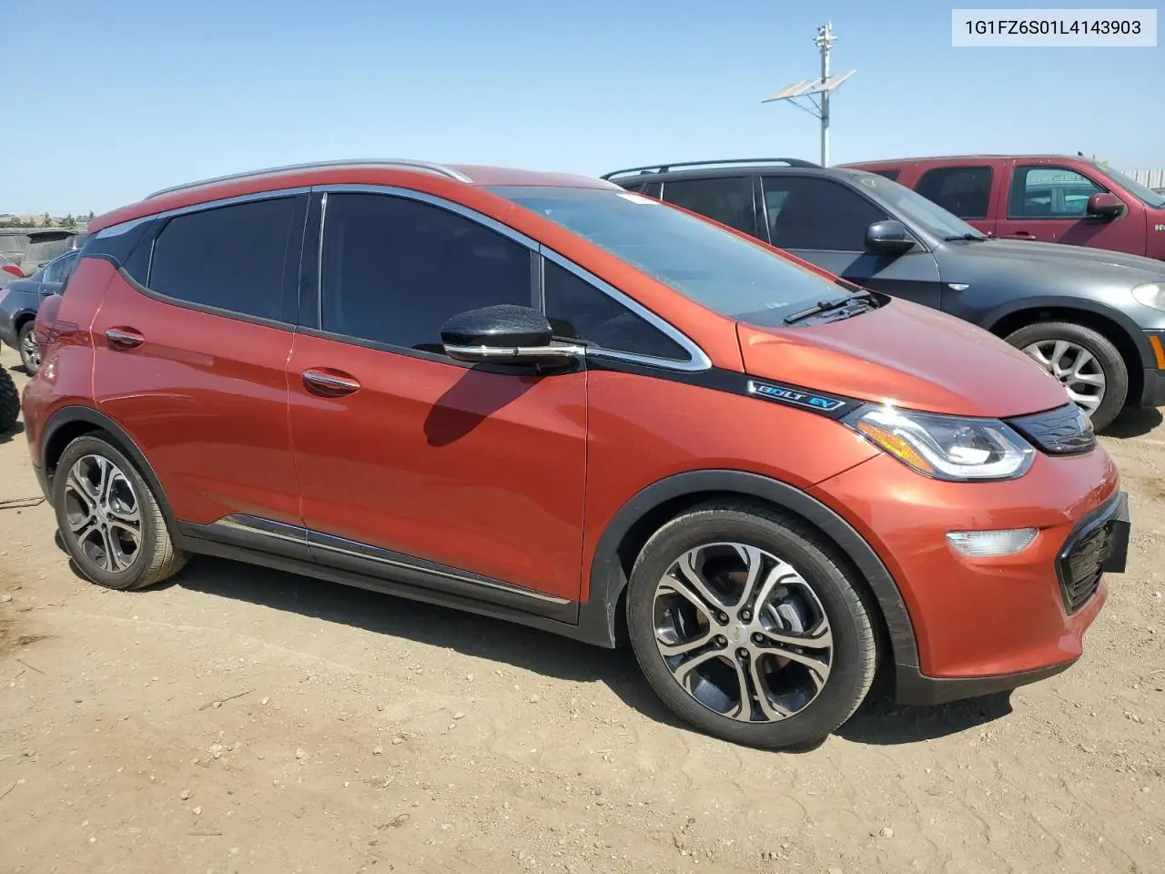 2020 Chevrolet Bolt Ev Premier VIN: 1G1FZ6S01L4143903 Lot: 62320845