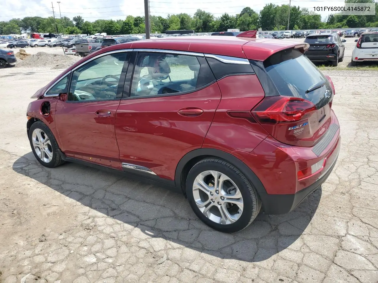 2020 Chevrolet Bolt Ev Lt VIN: 1G1FY6S00L4145872 Lot: 62329425