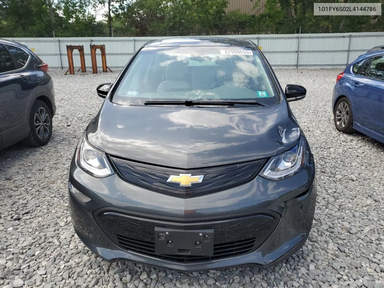 2020 Chevrolet Bolt Ev Lt VIN: 1G1FY6S02L4144786 Lot: 62980655