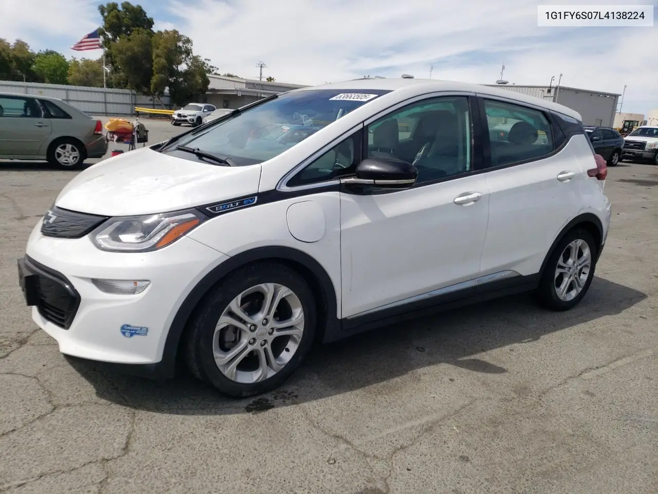 2020 Chevrolet Bolt Ev Lt VIN: 1G1FY6S07L4138224 Lot: 63663505
