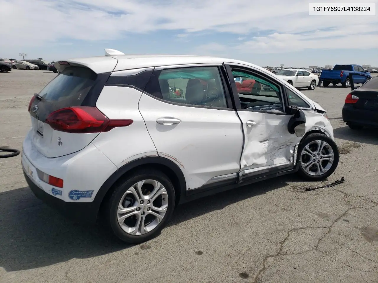 2020 Chevrolet Bolt Ev Lt VIN: 1G1FY6S07L4138224 Lot: 63663505