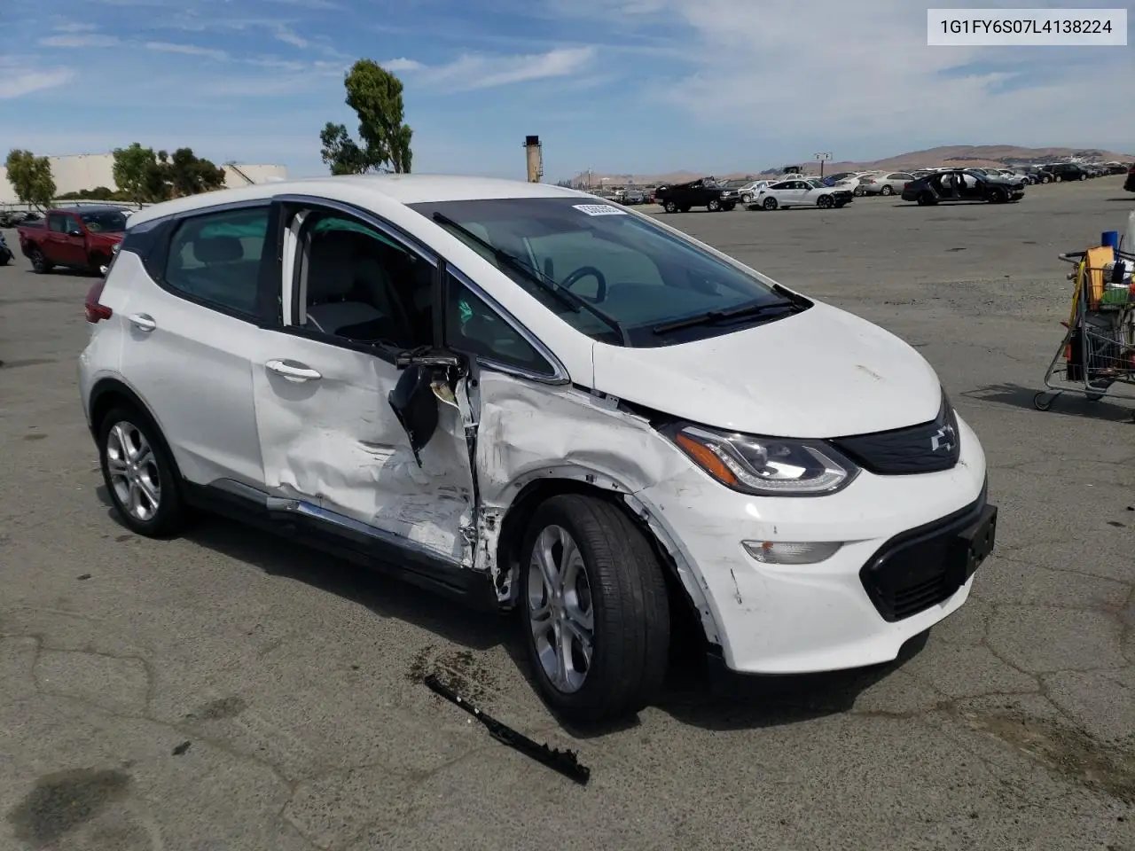 2020 Chevrolet Bolt Ev Lt VIN: 1G1FY6S07L4138224 Lot: 63663505