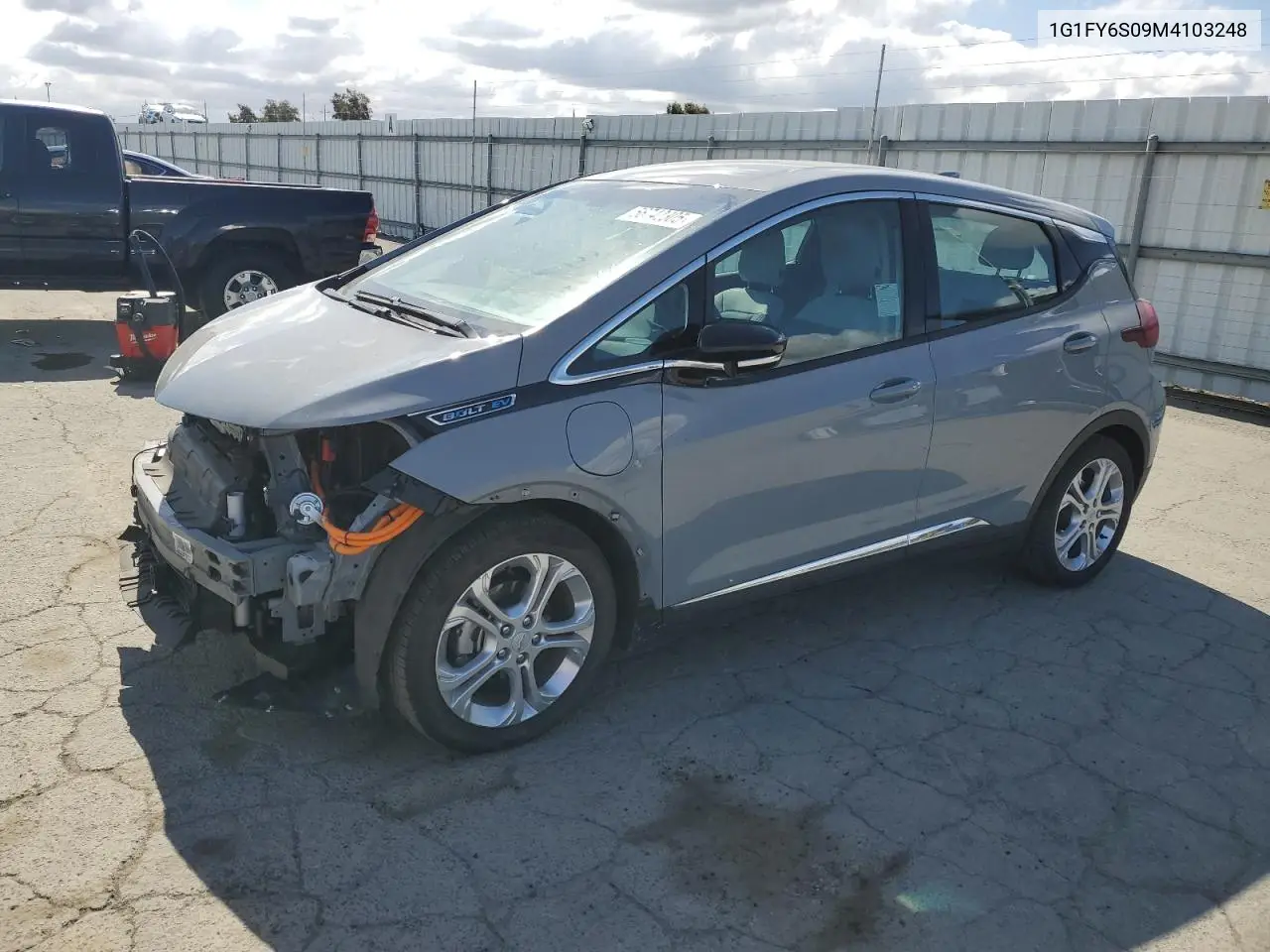 2021 Chevrolet Bolt Ev Lt VIN: 1G1FY6S09M4103248 Lot: 56742305