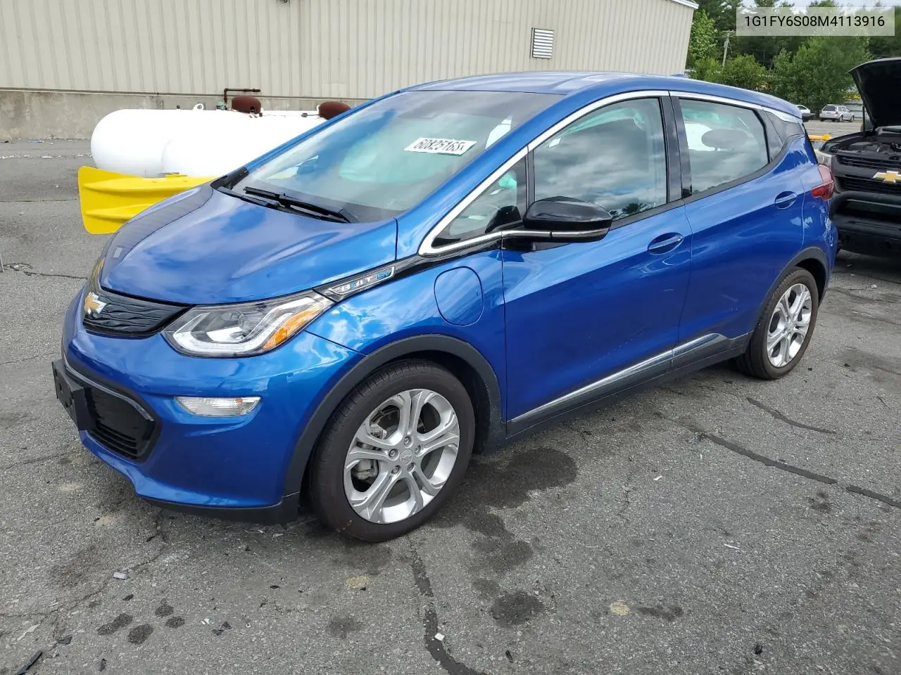 2021 Chevrolet Bolt Ev Lt VIN: 1G1FY6S08M4113916 Lot: 60825165