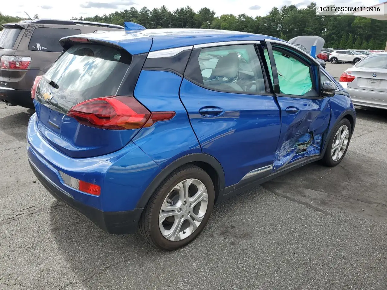 2021 Chevrolet Bolt Ev Lt VIN: 1G1FY6S08M4113916 Lot: 60825165