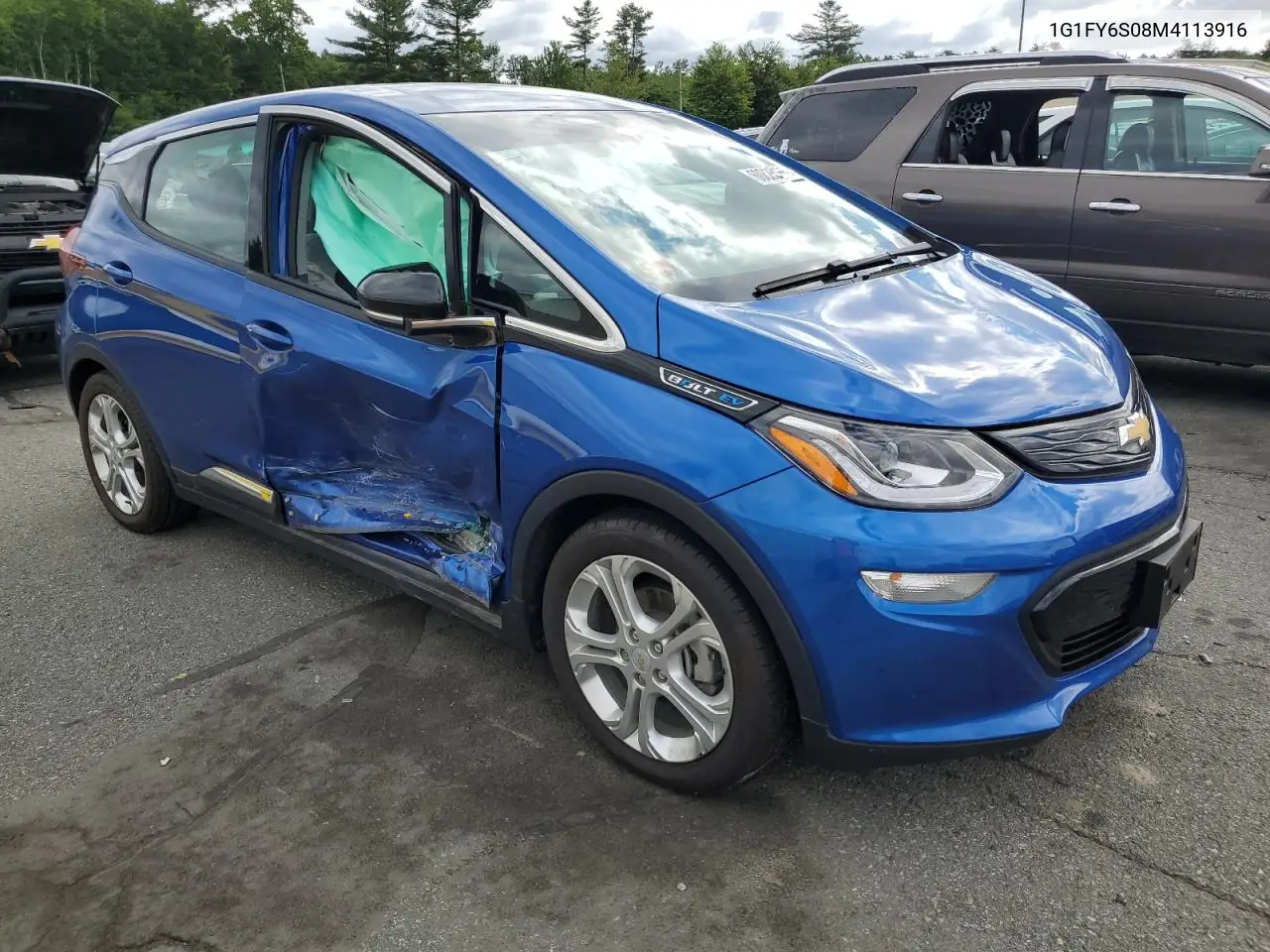 2021 Chevrolet Bolt Ev Lt VIN: 1G1FY6S08M4113916 Lot: 60825165