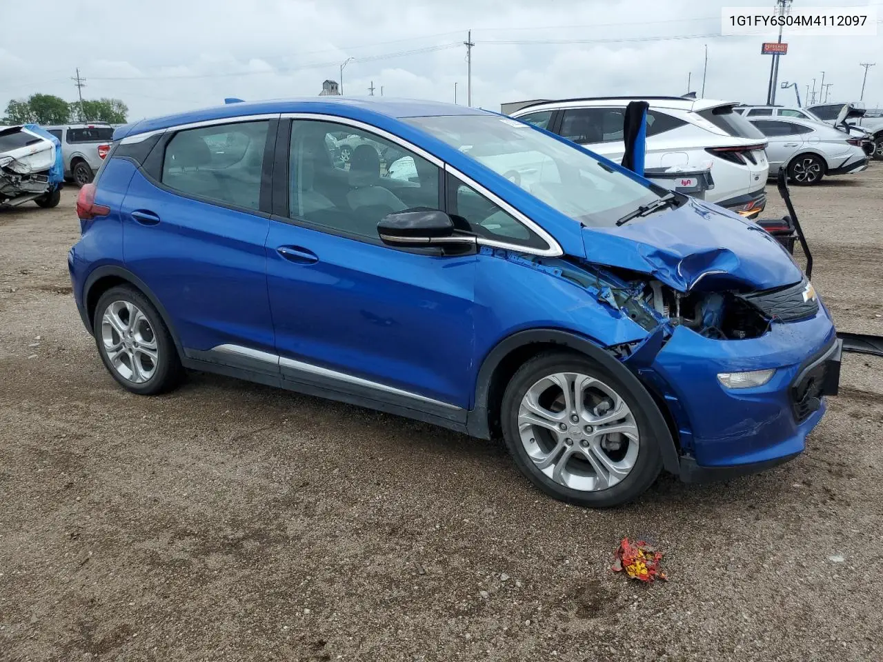 2021 Chevrolet Bolt Ev Lt VIN: 1G1FY6S04M4112097 Lot: 61025535