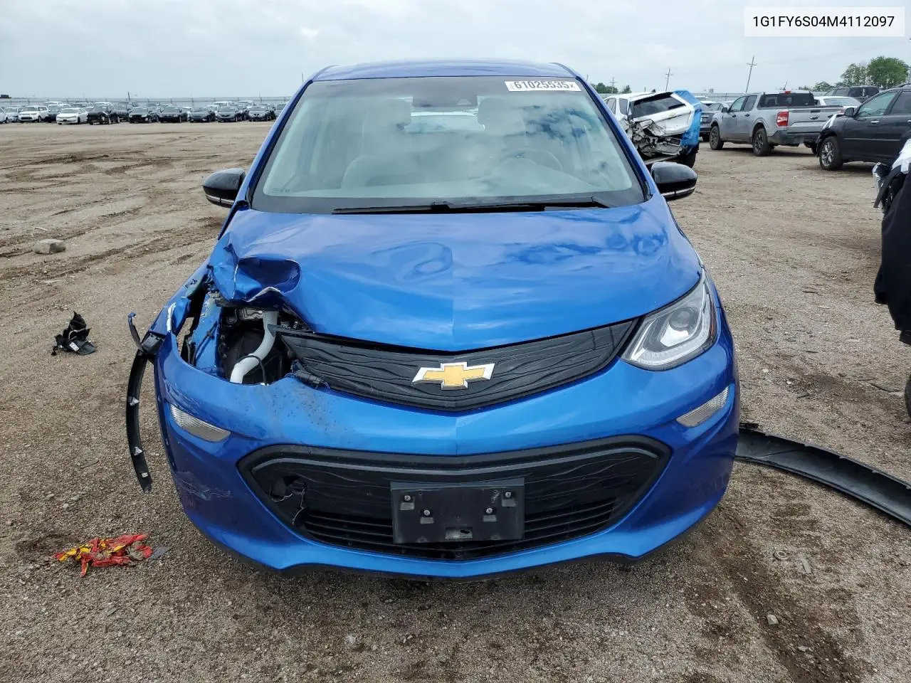 2021 Chevrolet Bolt Ev Lt VIN: 1G1FY6S04M4112097 Lot: 61025535