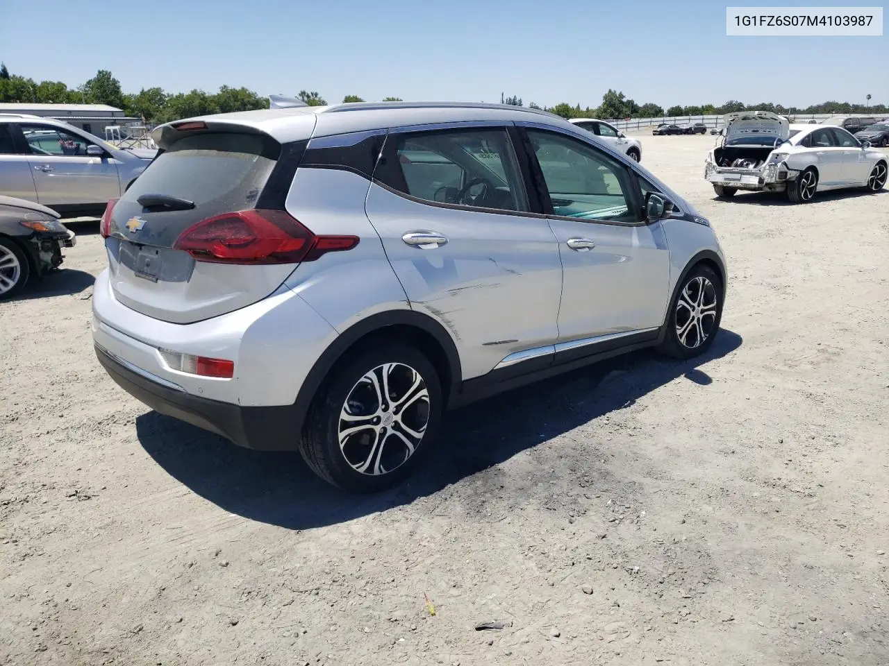 2021 Chevrolet Bolt Ev Premier VIN: 1G1FZ6S07M4103987 Lot: 61461585