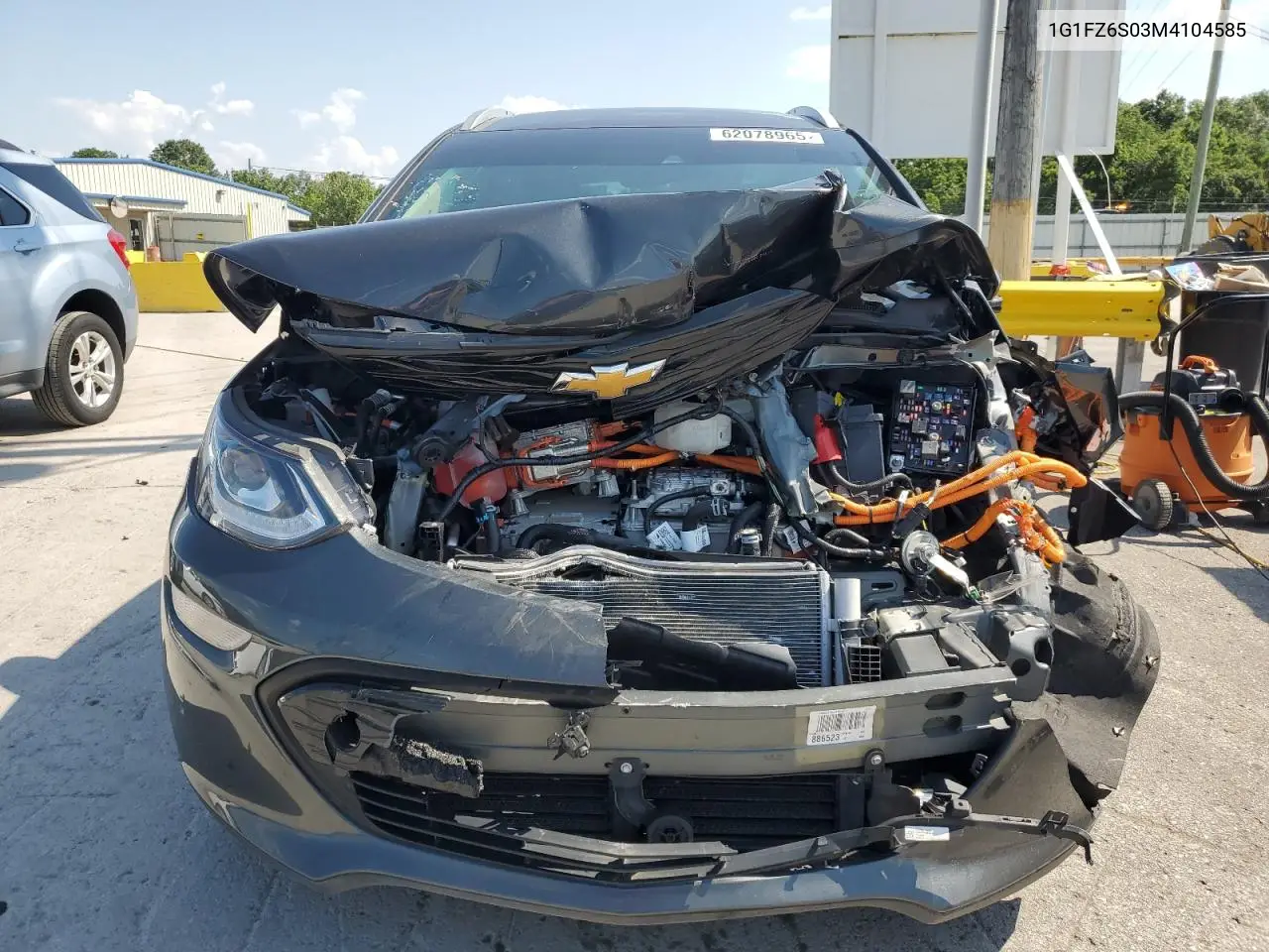 2021 Chevrolet Bolt Ev Premier VIN: 1G1FZ6S03M4104585 Lot: 62078965