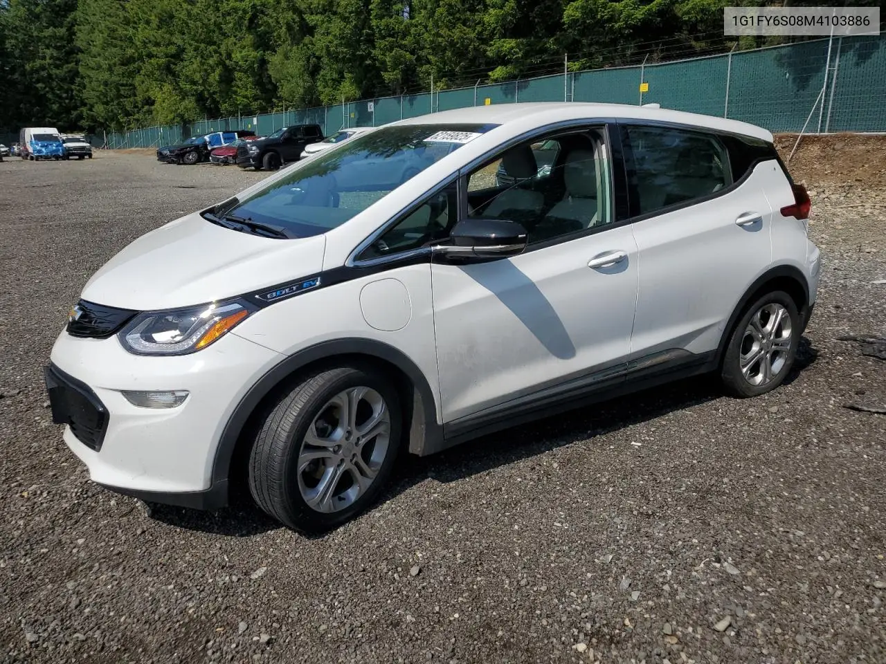 2021 Chevrolet Bolt Ev Lt VIN: 1G1FY6S08M4103886 Lot: 62159825