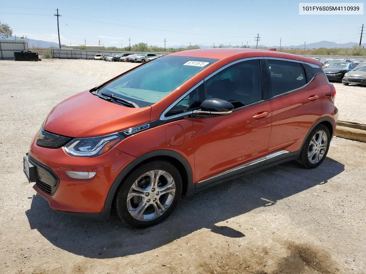 2021 Chevrolet Bolt Ev Lt VIN: 1G1FY6S05M4110939 Lot: 62913675