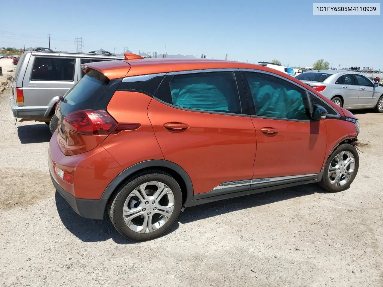 2021 Chevrolet Bolt Ev Lt VIN: 1G1FY6S05M4110939 Lot: 62913675