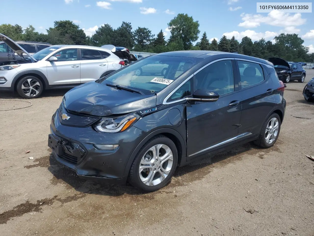 2021 Chevrolet Bolt Ev Lt VIN: 1G1FY6S06M4113350 Lot: 63006675