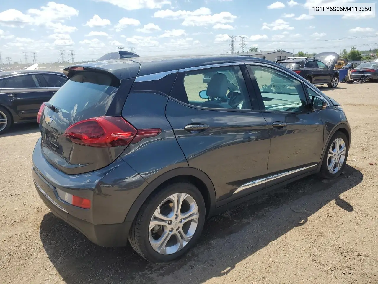 2021 Chevrolet Bolt Ev Lt VIN: 1G1FY6S06M4113350 Lot: 63006675