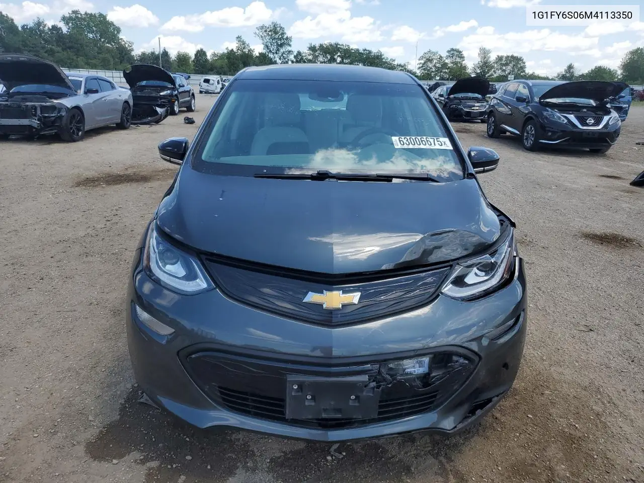 2021 Chevrolet Bolt Ev Lt VIN: 1G1FY6S06M4113350 Lot: 63006675