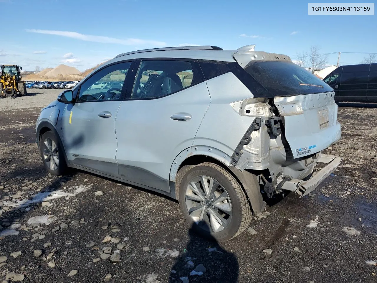 2022 Chevrolet Bolt Euv Lt VIN: 1G1FY6S03N4113159 Lot: 42368435
