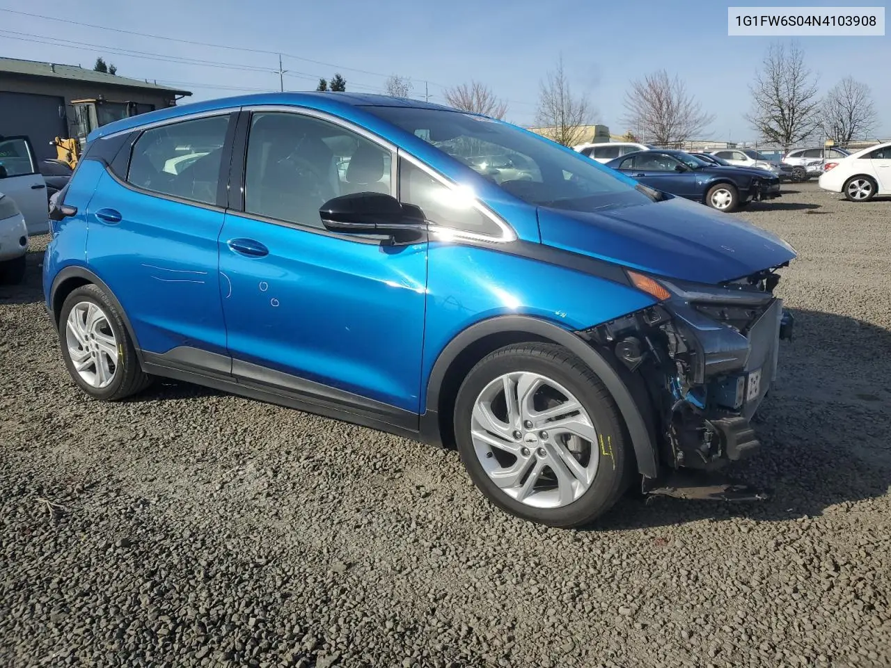 2022 Chevrolet Bolt Ev 1Lt VIN: 1G1FW6S04N4103908 Lot: 47492775