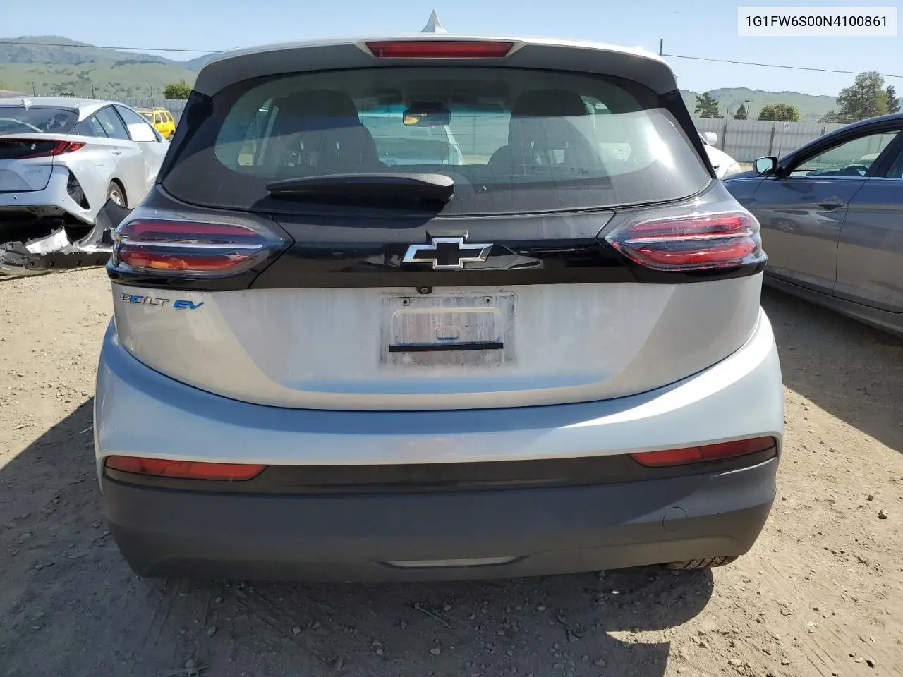 2022 Chevrolet Bolt Ev 1Lt VIN: 1G1FW6S00N4100861 Lot: 52568135