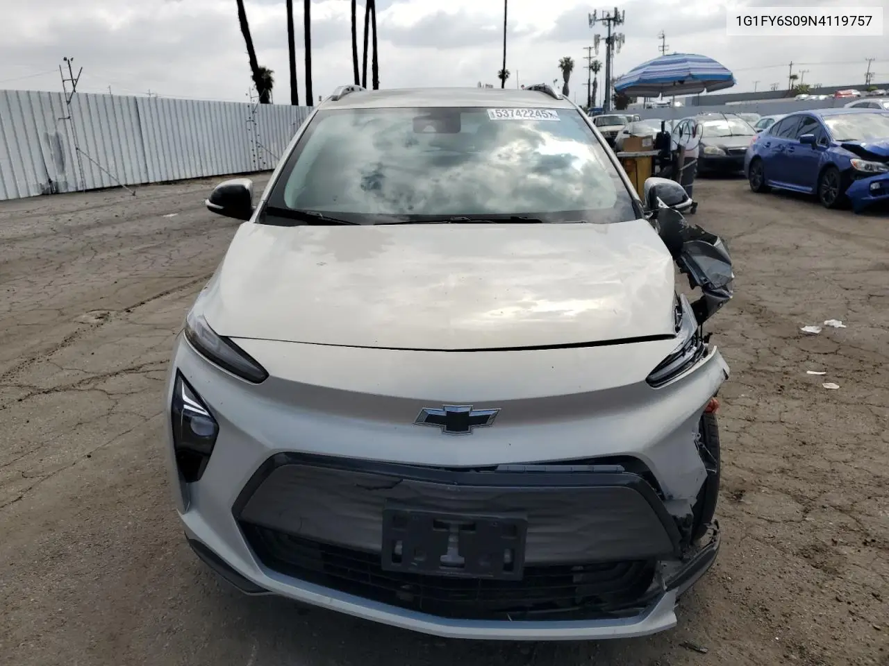 2022 Chevrolet Bolt Euv Lt VIN: 1G1FY6S09N4119757 Lot: 53742245