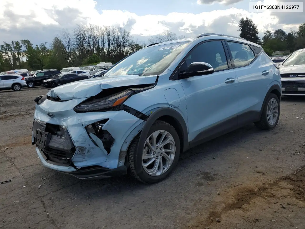 2022 Chevrolet Bolt Euv Lt VIN: 1G1FY6S03N4126977 Lot: 54756195