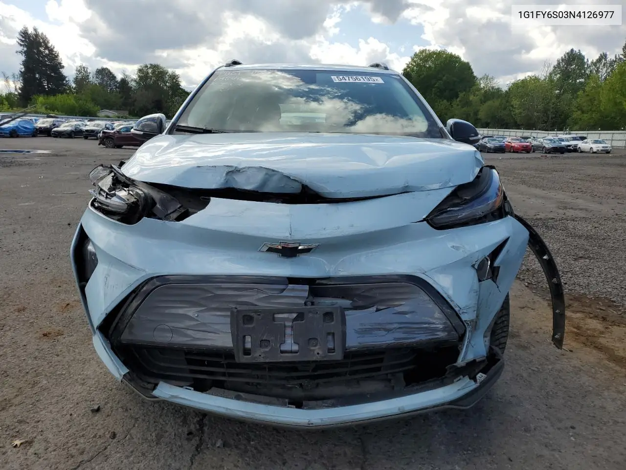 2022 Chevrolet Bolt Euv Lt VIN: 1G1FY6S03N4126977 Lot: 54756195