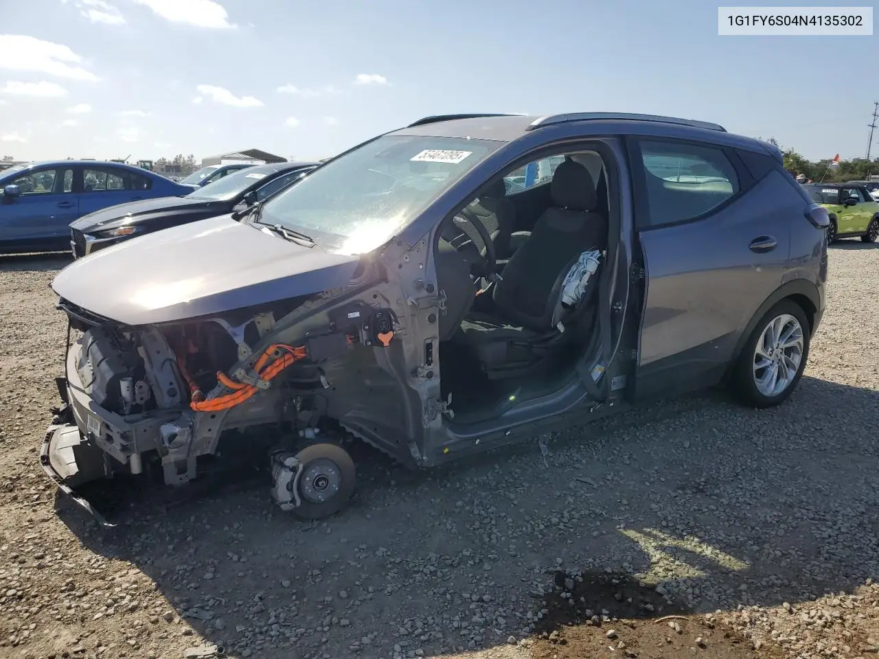 2022 Chevrolet Bolt Euv Lt VIN: 1G1FY6S04N4135302 Lot: 55461095