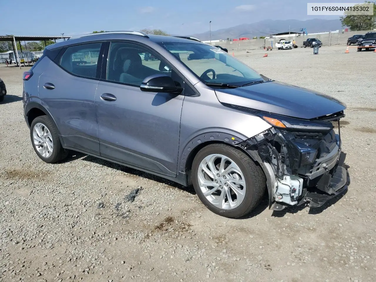 2022 Chevrolet Bolt Euv Lt VIN: 1G1FY6S04N4135302 Lot: 55461095