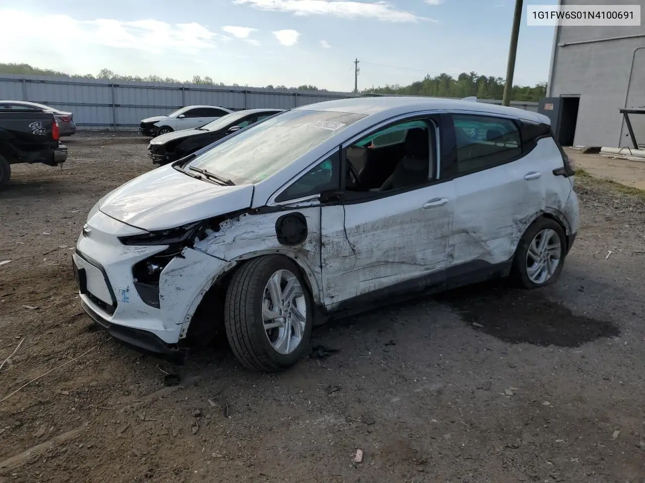 2022 Chevrolet Bolt Ev 1Lt VIN: 1G1FW6S01N4100691 Lot: 56290225