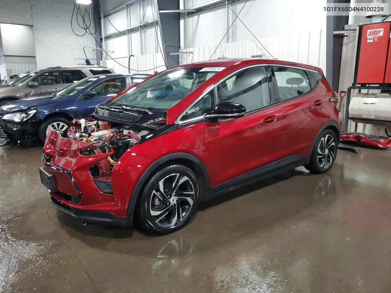 2022 Chevrolet Bolt Ev 2Lt VIN: 1G1FX6S04N4100228 Lot: 57016874