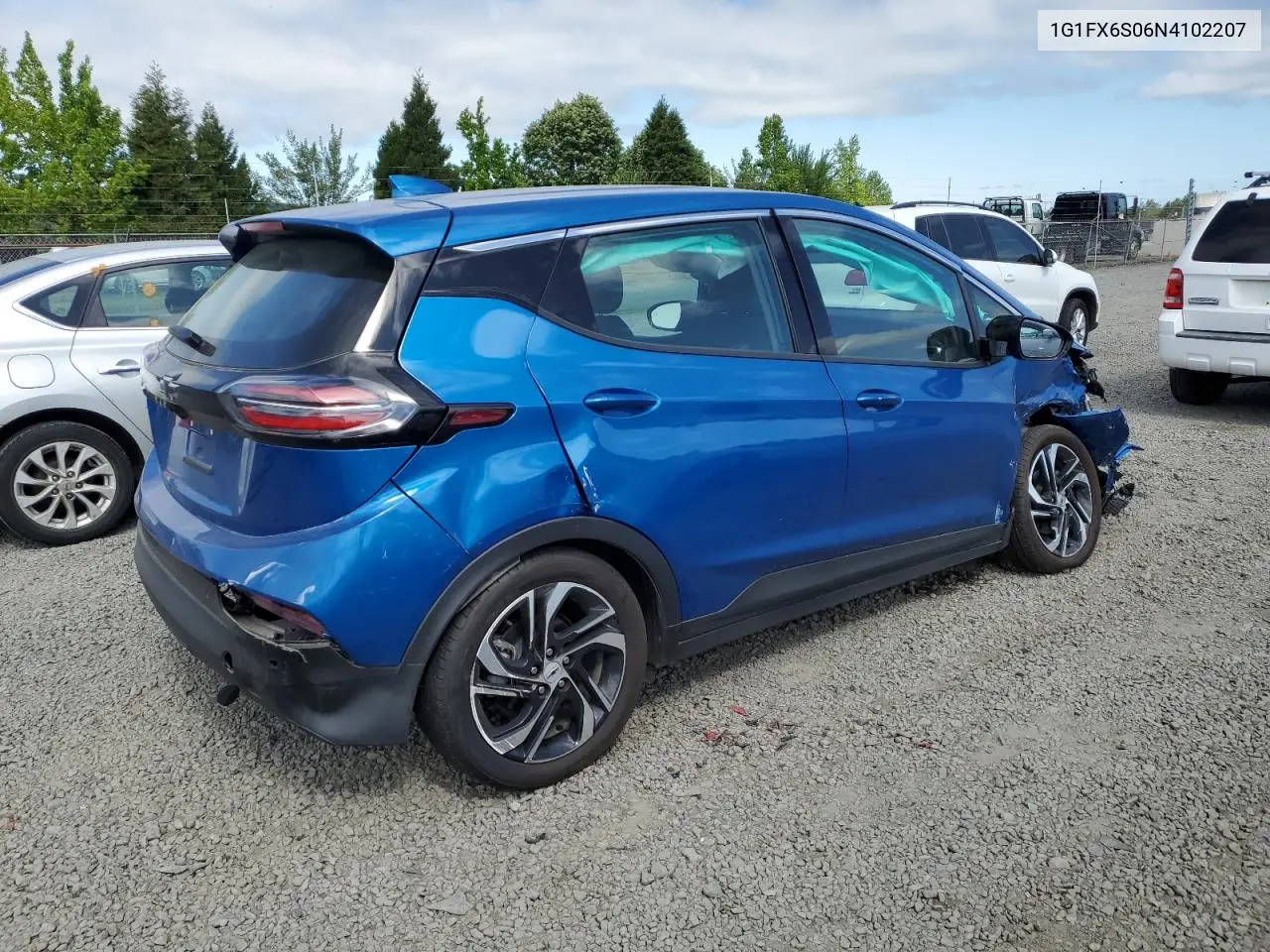 2022 Chevrolet Bolt Ev 2Lt VIN: 1G1FX6S06N4102207 Lot: 58338095